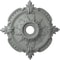 Ekena Millwork Benson Classic Medallion (Canopies up to 6 1/2"), 28 3/8"OD x 3 3/4"ID x 1 5/8"P, Primed White CM28BE - alternate 1